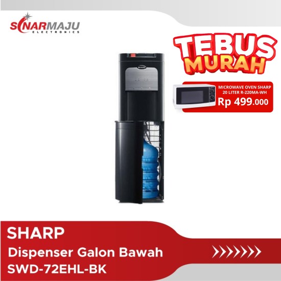 Dispenser Sharp Galon Bawah SWD-72EHL-BK