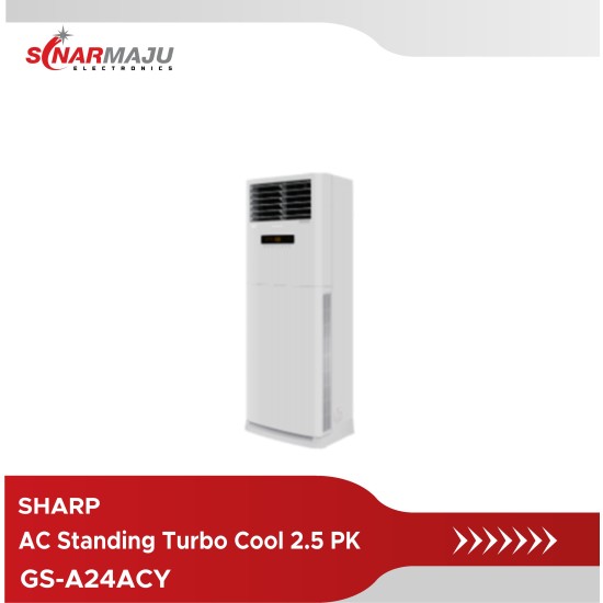 AC Floor Standing 2.5 PK SHARP Turbo Cool Series GS-A24ACY (Unit Only) (Unit Only)