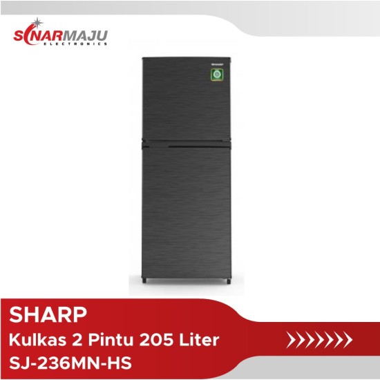 Kulkas 2 Pintu Sharp 205 Liter SJ-236MN-HS