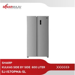 Kulkas Side By Side Sharp 600 Liter SJ-IS70PMA-SL