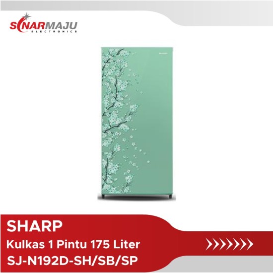 Kulkas 1 Pintu Sharp 175 Liter SJ-N192D-SH/SB/SP