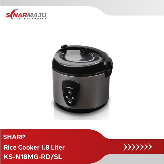 Rice Cooker Sharp 1.8 Liter KS-N18MG-RD/SL