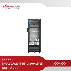 Showcase 1 Pintu Sharp 200 Liter Display Cooler SCH-210FS