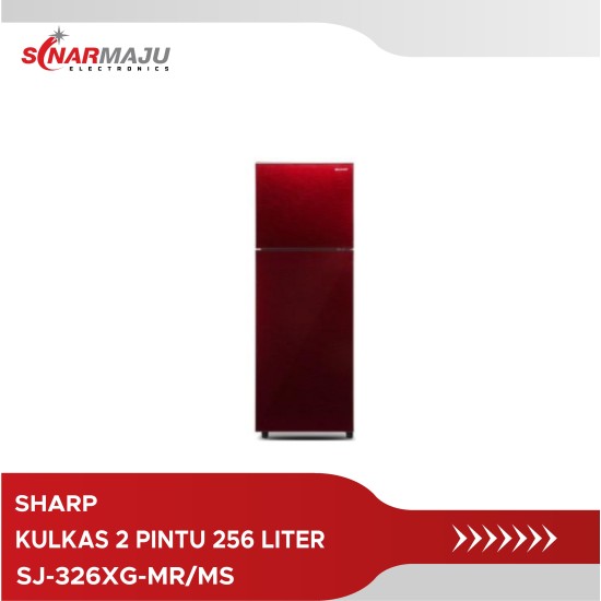 Kulkas 2 Pintu Sharp 256 Liter SJ-326XG-MR/MS