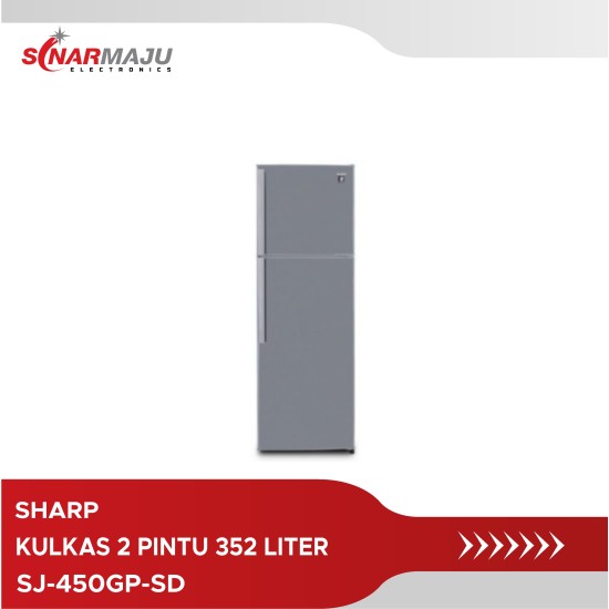 Kulkas 2 Pintu Sharp 352 Liter SJ-450GP-SD