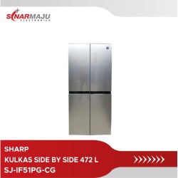 Kulkas Side By Side Sharp 472 Liter SJ-IF51PG-CG