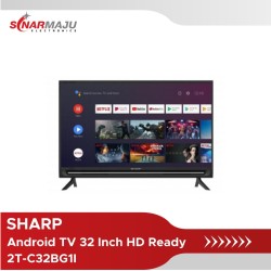 LED TV 32 Inch Sharp HD Ready Android TV 2T-C32BG1I