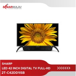 LED TV 42 Inch SHARP Digital TV Full HD 2T-C42DD1ISB