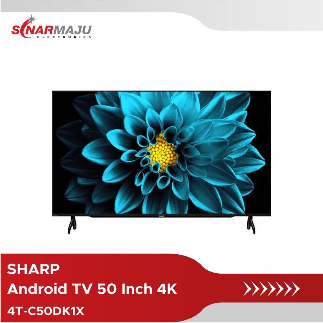 LED TV 50 Inch SHARP Android TV 4K 4TC50DK1I