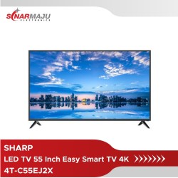 LED TV 55 Inch SHARP Easy Smart TV 4K 4T-C55EJ2X