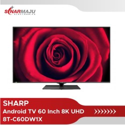 LED TV 60 Inch Sharp 8K UHD Android TV 8T-C60DW1X