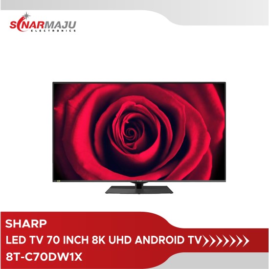 LED TV 70 Inch Sharp 8K UHD Android TV 8T-C70DW1X
