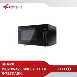 MICROWAVE GRILL 25 LITER SHARP R-725DABK