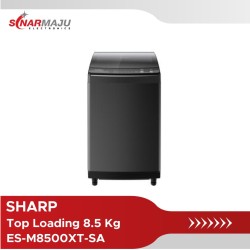 Mesin Cuci 1 Tabung Sharp 8.5 Kg Top Loading ES-M8500XT-SA