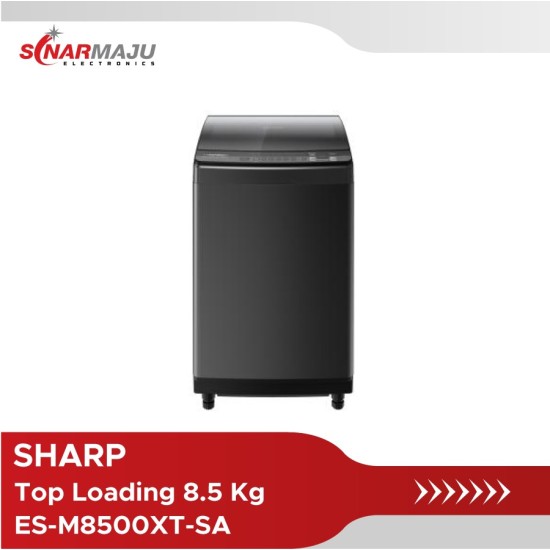 Mesin Cuci 1 Tabung Sharp 8.5 Kg Top Loading ES-M8500XT-SA