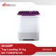 Mesin Cuci 2 Tabung Sharp 10 Kg Twin Tub ES-T1090PK/VK