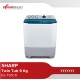 Mesin Cuci 2 Tabung Sharp 9 Kg Twin Tub ES-T95CR