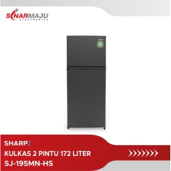 Kulkas 2 Pintu Sharp 172 Liter SJ-195MN-HS