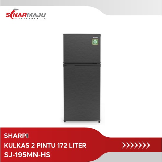 Kulkas 2 Pintu Sharp 172 Liter SJ-195MN-HS