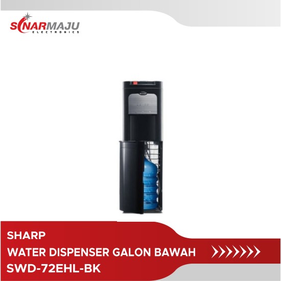 Dispenser Sharp Galon Bawah SWD-72EHL-BK