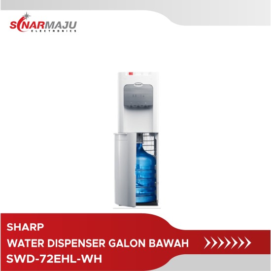Water Dispenser Sharp Galon Bawah SWD-72EHL-WH Water Dispenser Sharp Galon Bawah SWD-72EHL-WH