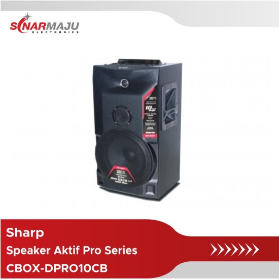 Speaker Aktif Sharp CBOX-DPRO10CB