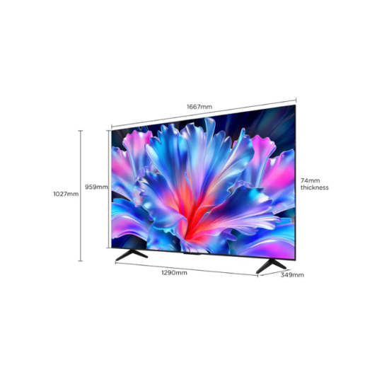 LED 75 INCH 4K TCL GOOGLE TV 75P6L