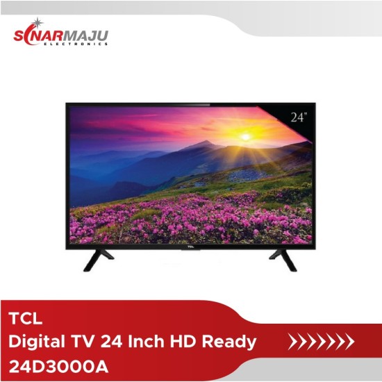 LED TV 24 Inch TCL Digital TV HD Ready 24D3000A