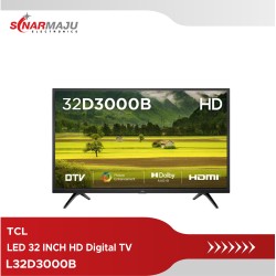 LED TV 32 Inch TCL HD Digital TV L32D3000B