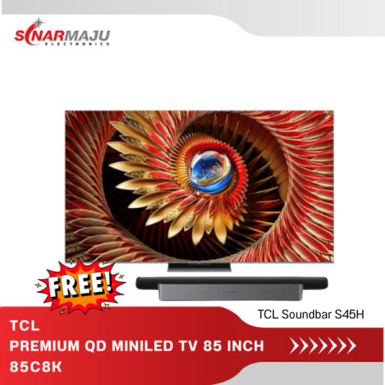 Qd-Mini LED TV 85 inch TCl Premium Google TV 85C8K