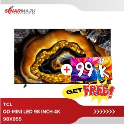 LED QD-MINI TV 98 INCH TCL 4K GOOGLE TV 98X955