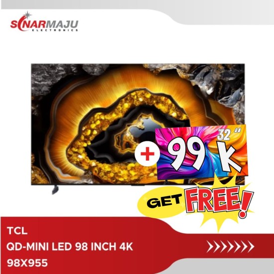 LED QD-MINI TV 98 INCH TCL 4K GOOGLE TV 98X955