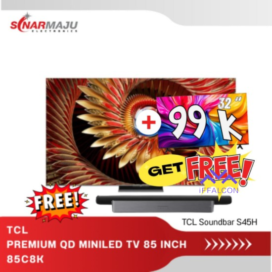 Qd-Mini LED TV 85 inch TCl Premium Google TV 85C8K