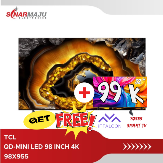 Qd-Mini LED TV 98 inch TCl Premium Google TV 98C8K