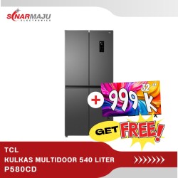 KULKAS MULTIDOOR TCL INVERTER 540 LITER P580CD