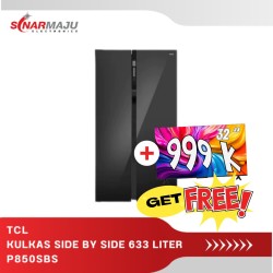 Kulkas Side by side TCL inverter 633  Liter P850SBS