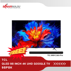 QLED TV 98 INCH TCL 4K UHD GOOGLE TV 98P8K