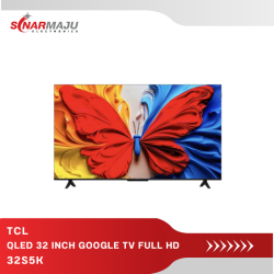 QLED TV 32 Inch TCL Google TV Full HD 32S5K