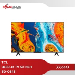 LED TV 50 INCH TCL GOOGLE TV 4K QLED 50C645