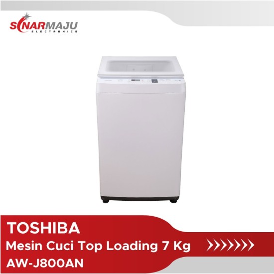 Mesin Cuci 1 Tabung Toshiba 7 Kg Top Loading AW-J800AN