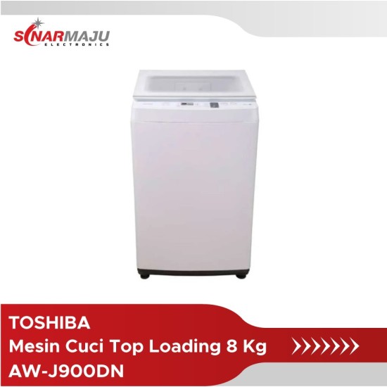 Mesin Cuci 1 Tabung Toshiba 8 Kg Top Loading AW-J900DN