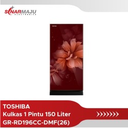 Kulkas 1 Pintu Toshiba 150 Liter GR-RD196CC-DMF(26)