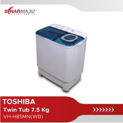 Mesin Cuci 2 Tabung Toshiba 7.5 Kg Twin Tub VH-H85MN(WB)