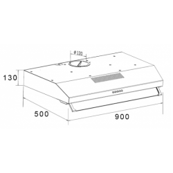 COOKER HOOD TECNOGAS TEVU9FX