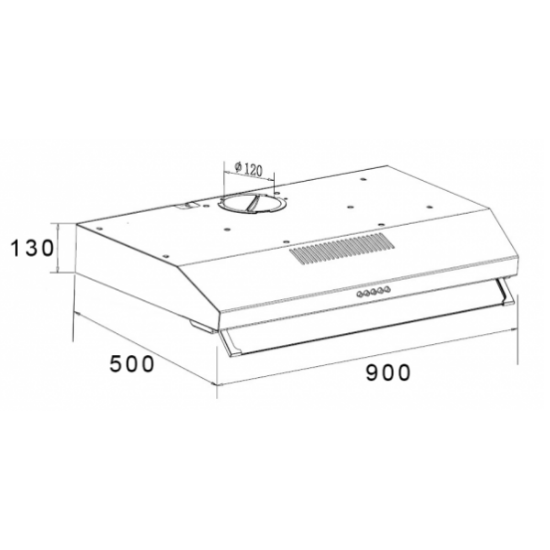 COOKER HOOD TECNOGAS TEVU9FX