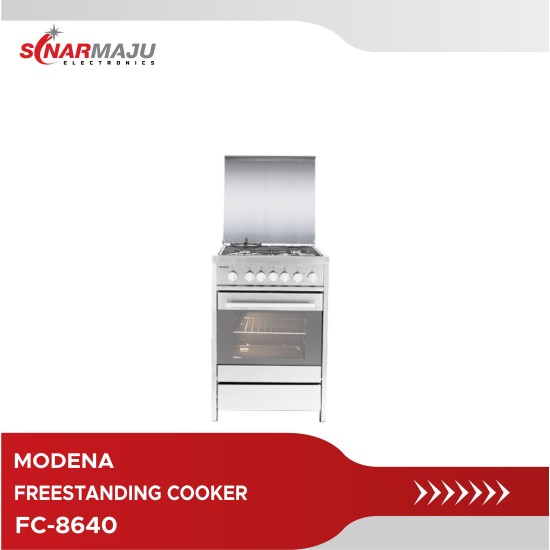 Kompor Gas Freestanding dan Oven Gas Cooker Modena FC-8640