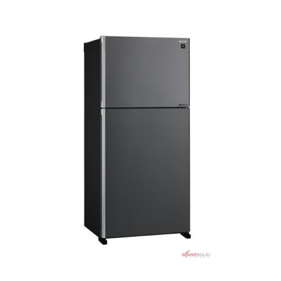 Kulkas 2 Pintu Sharp Big Refrigerator 550 Liter Grand Vetro II SJ-IG862PM-SL