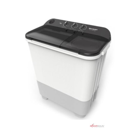 Mesin Cuci 2 Tabung Sharp 6 Kg Twin Tub ES-T65NT-BL Mesin Cuci 2 Tabung Sharp 6 Kg Twin Tub ES-T65NT-BL