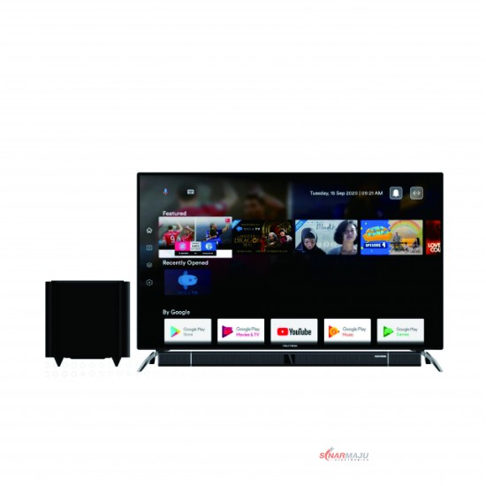 LED TV 55 Inch Polytron 4K UHD Cinemax Soundbar PLD-55BUA8859 LED TV 55 Inch Polytron 4K UHD Cinemax Soundbar PLD-55BUA8859
