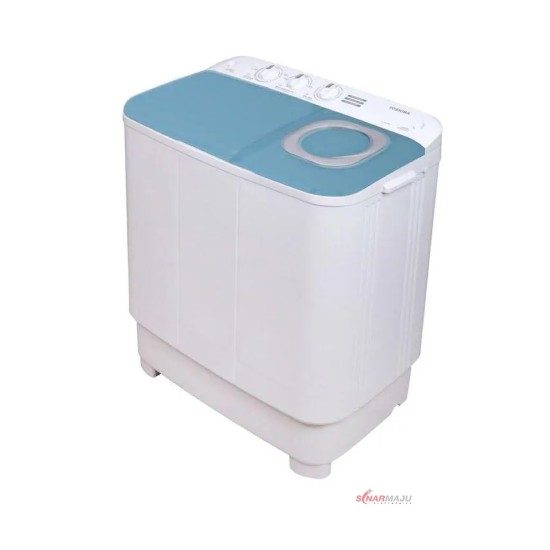 Mesin Cuci 2 Tabung Toshiba 6 5 Kg Twin Tub Vh H75mn Wb